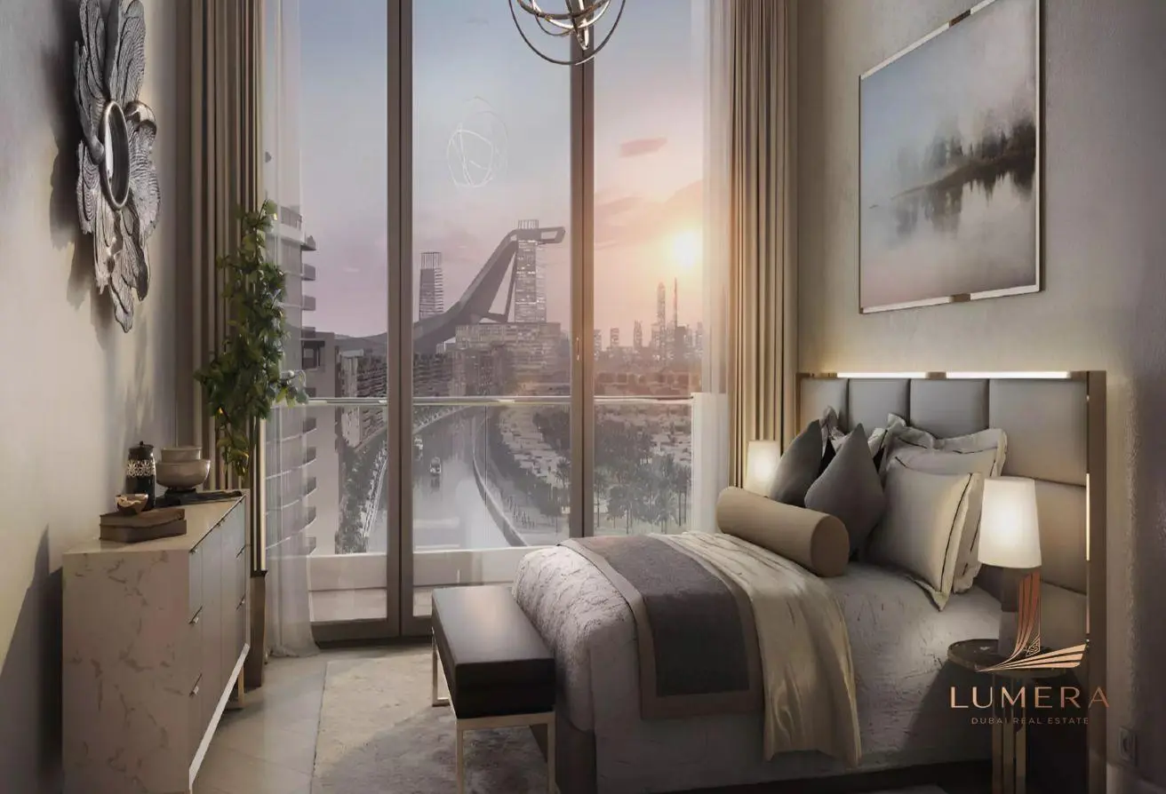 Waterfront Studio | Venetian-Inspired Living | 7 Mins from Al Maktoum Airport