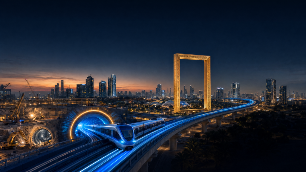 Dubai Metro Blue Line Tunnelling Begins: What It Means for Property Buyers and Investors